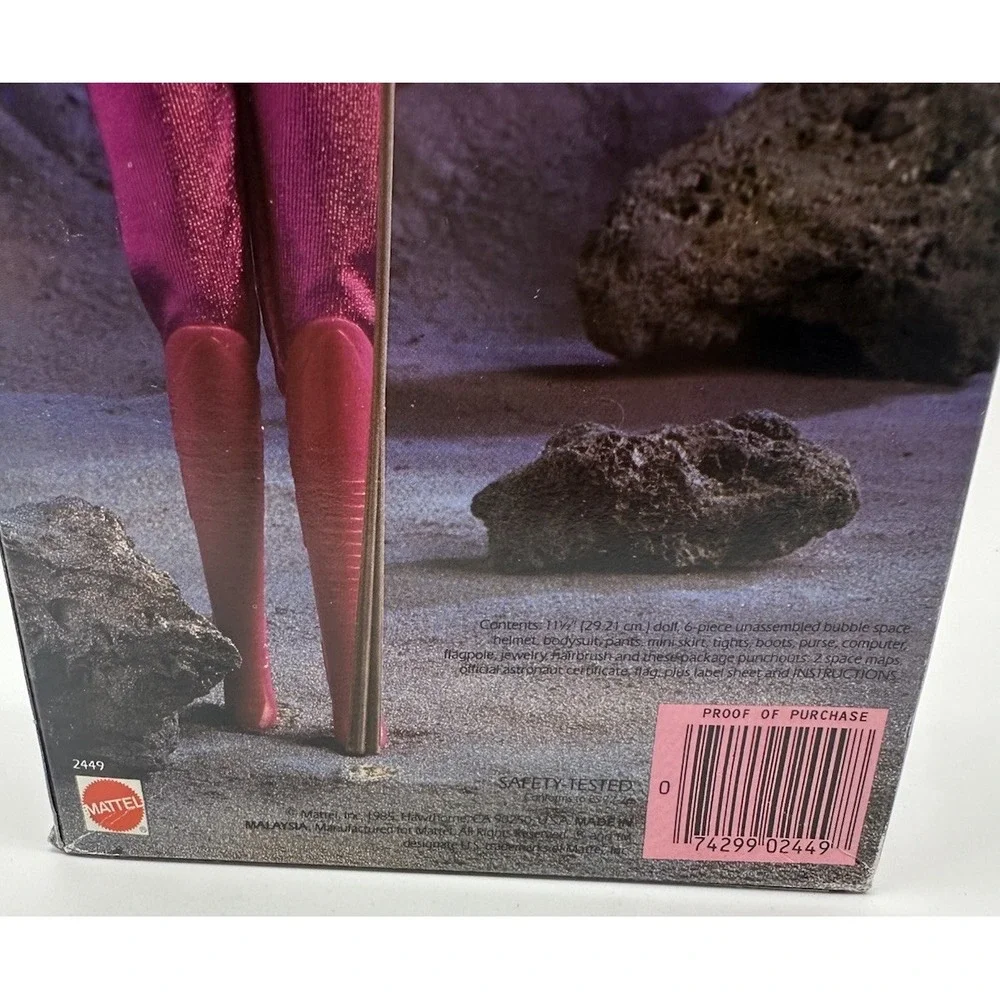1985 ASTRONAUT BARBIE DOLL MATTEL 2449 VINTAGE SPACE CAREER NEW